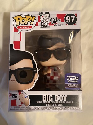 Funko Big Boy フィギュア AD ICONS 97 FUNKO POP! FUNKO HOLLYWOOD EXCLUSIVE AD ICONS BOBS BIG BOY #97 NEW