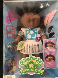 cabbage patch painting faces kid