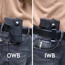 Tactical Gun Holster IWB/OWB Concealed Carry Pistol Holsters for Right/Left Hand