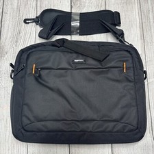 New Amazon Basics 14 inch Laptop Tablet Shoulder Bag Carrying Case Black Pockets