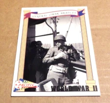 General Omar Bradley  1992 Pacific World War II Card Number 27