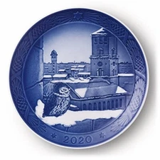 ROYAL COPENHAGEN 2020 Christmas Plate Cathedral Church of Our Lady - New in Box!