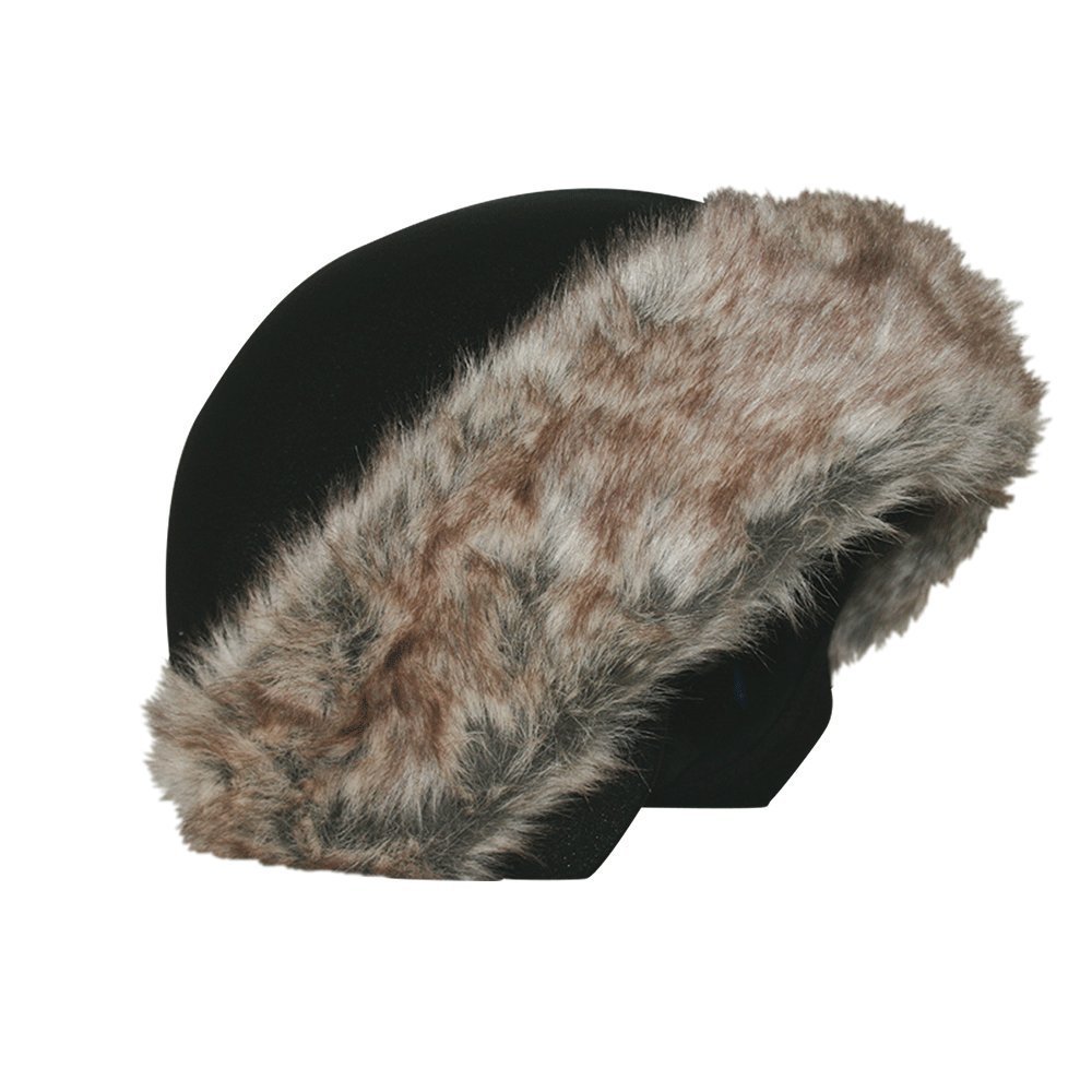 Cubierta de casco de piel marrón Coolcasc ajuste elástico esquí snowboard patín mejor idea de regalo