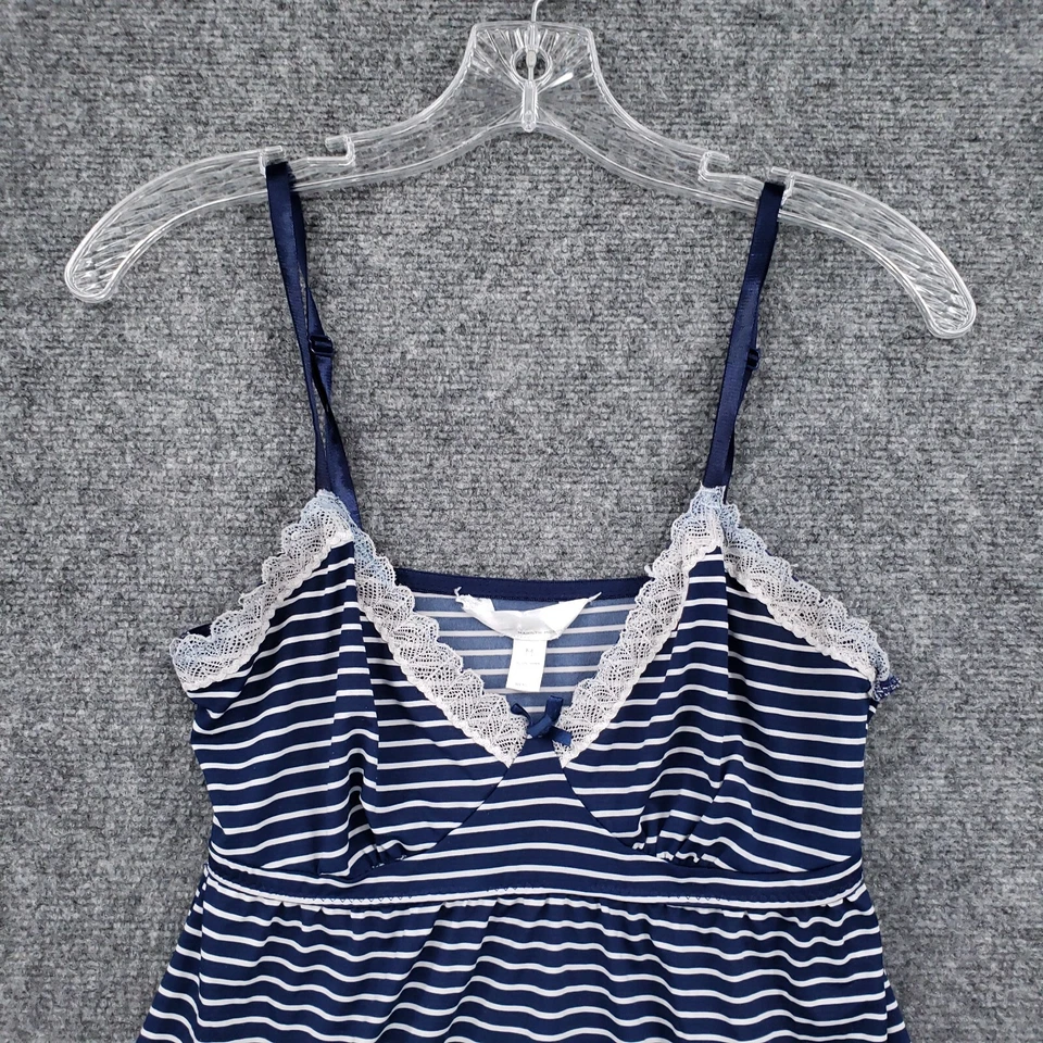 Camiseta sin mangas Marilyn Monroe para mujer M mediana azul con puntas sin mangas cuello en V encaje ribete cami Foto 3 de 4