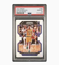 2021-22 Panini Prizm Austin Reaves Silver Prizm Rookie #165 - PSA 10 GEM MINT