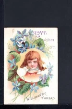 Postcard - Trading Card - Willimantic Thread