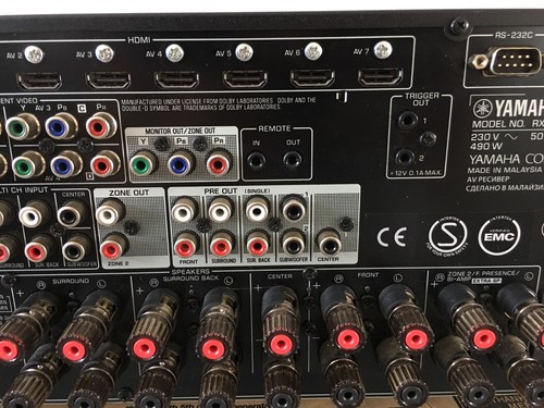 Yamaha RX-A1010 7.2 AVENTAGE Netzwerk AV Receiver HDMI 3D inkl. OVP, 2J GARANTIE - Bild 7 von 8