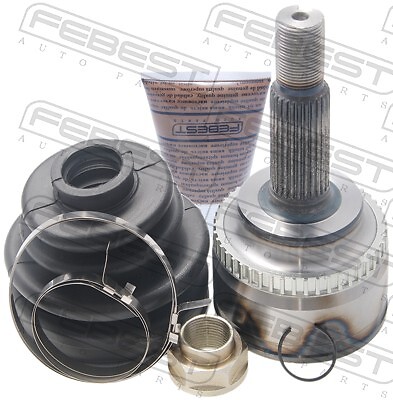 Febest 0110-ZZE120A48 Gelenksatz Antriebswelle Vorderachse, Radseitig FüR Toyota-image