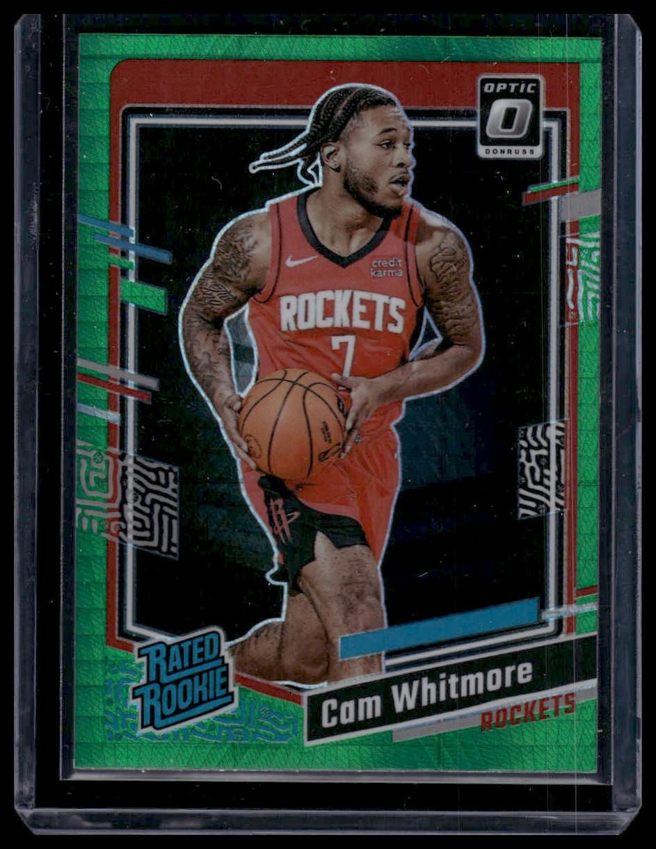 2023-24 Donruss Optic #217 Cam Whitmore Hyper Green
