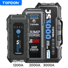 TOPDON Car Jump Starter Booster Jumper Box Power Bank Battery Charger Portable