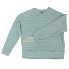 Free Country Ultrafill Fleece Crew-neck Sweatshirt in Willow Green Size Medium