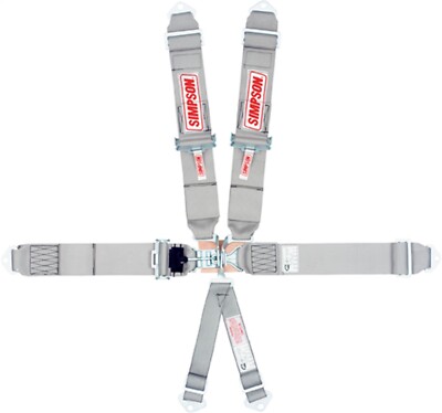 Simpson Safety 29063P 55'' Latch/Link 5-Point Safety Harness Platinum
