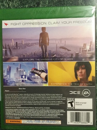 Mirror's Edge Catalyst (Xbox One) BRAND NEW & Factory Sealed XB1 - Picture 2 of 2