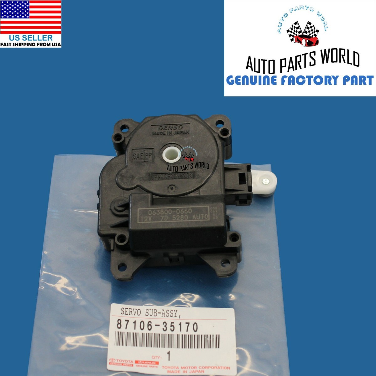 GENUINE OEM TOYOTA 2003-2009 4RUNNER GX470 LEFT BLOWER DAMPER