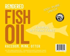 32oz. FISH OIL Trapping Scent ~ GRADE A QUALITY ~ North American Trapper Scent