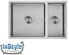 <!--F#f_0-->Brand New- Cora Range- 1 & 1/2 Bowl Kitchen Sink- 670 x 440mm (stainless steel)<!--F/-->