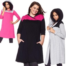 Queen Collection Sweater Dress w/Hood 173723-J -NI- (M & L)