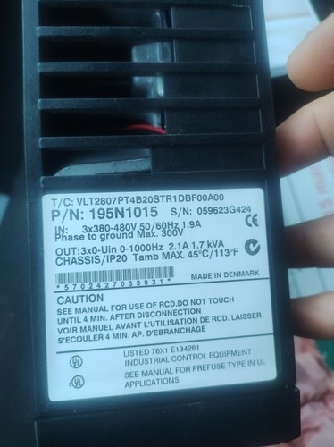 VLT2800 - DANFOSS Frequenzumrichter - Bild 2 von 2