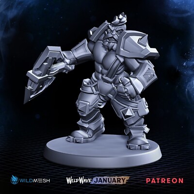 Brawlers (Äxte) kompatibel - Wild Mesh/Sci-Fi/Table Top Miniaturen
