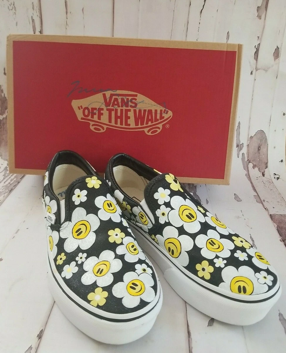 Vans Shoes custom rhinestone,White,Size 8