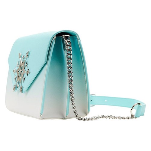 Bolso Bandolera Loungefly Disney Frozen Elsa Invierno Copo de Nieve Brillo Exclusivo - Imagen 2 de 6