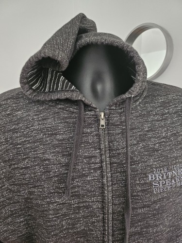 Rare Britney Spears 2018 Piece of Me Tour Full Zip Hoodie Sweatshirt Mens Large - Picture 11 of 14