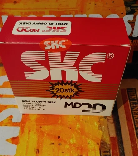 SKC 20 x Disketten MD2D 48tpi Leerdisketten (Commodore 64 in Box) NEU OVP