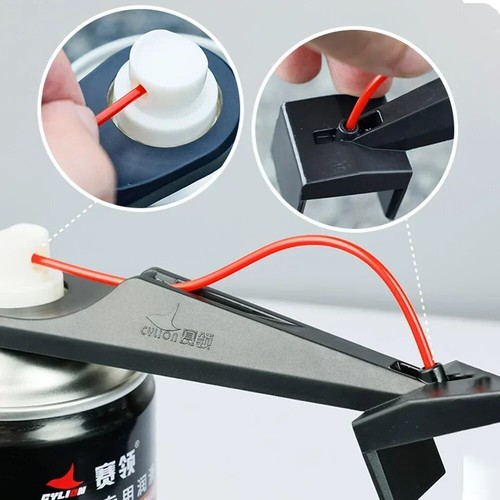 Motorcycle Chain Oiler Spray Lubricant with Straw Holder for Precise Gear Care - Picture 15 of 23