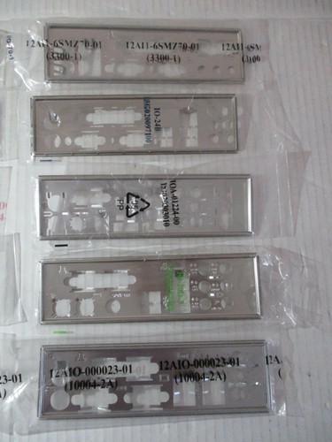 10x ATX BLENDEN IO SHIELDS ATX Blende für Asus und Gigabyte Mainboards- - Bild 3 von 4