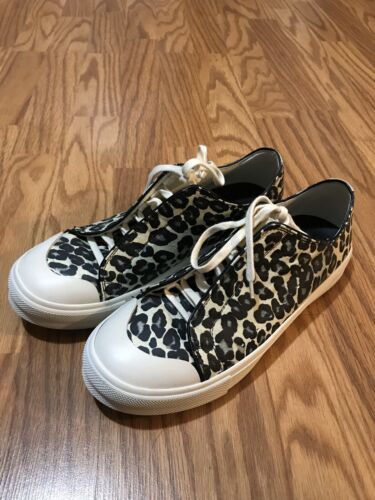 Alexander McQueen - Leopard Animal Print Sneakers 