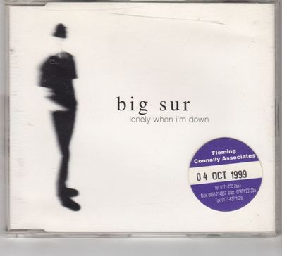 (HE845) Big Sur, Lonely When I'm Down - 1999 CD
