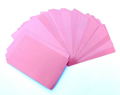 50 THICK 0.5mm Blank Metal Business Cards Anodized Aluminum, Laser & sublimation - Picture 26 of 29