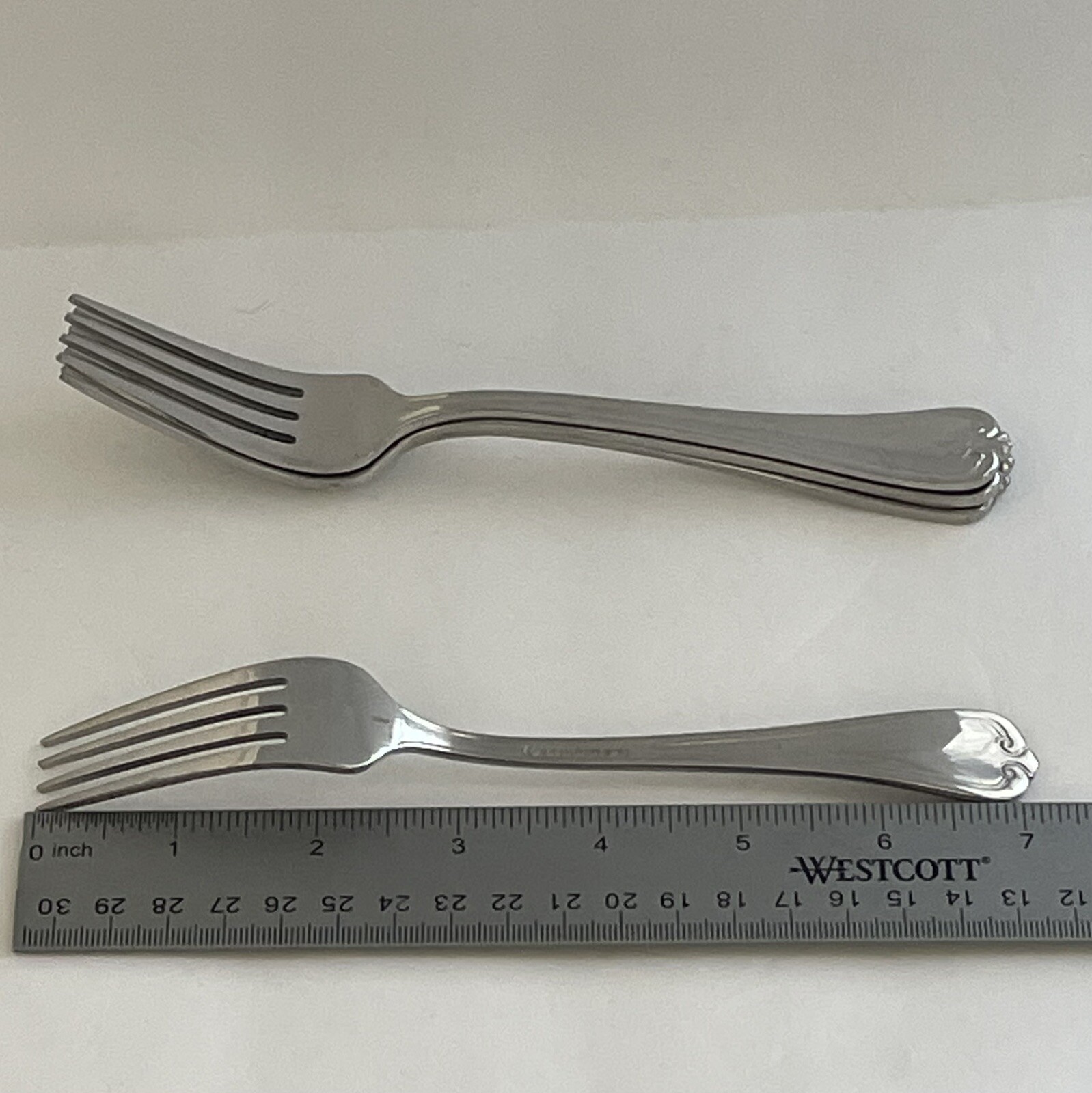 4 Salad Forks Lenox BUTLERS GOURMET 18/8 Stainless 7 1/8” Glossy eBay