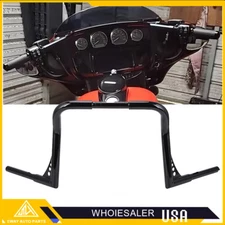 12" Rise Ape Hanger Handlebar 1-1/4" Fat For Harley Touring Electra Glide 82-UP