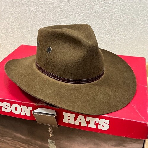 Stetson Cowboy Hat 3XXX American Buffalo Collection Size 55 6 7/8 Original Box - Picture 6 of 13