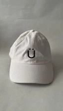 Nutrl White Hat Adjustable Adult Size Hat Cap baseball cap dad hat