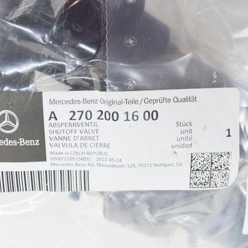NEW MERCEDES-BENZ CLA COUPE C117 COOLANT SHUTT OFF VALVE A2702001600 ORIGINAL - Picture 9 of 10