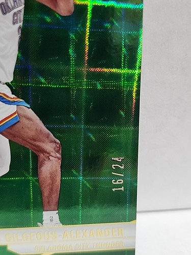2023-24 Donruss Elite Shai Gilgeous-Alexander 16/24 Green Mvp?π₯π₯ - Picture 2 of 8