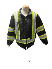 Work King Safety Men's High Visibility Jacket/ Vest Reversible XL/TG