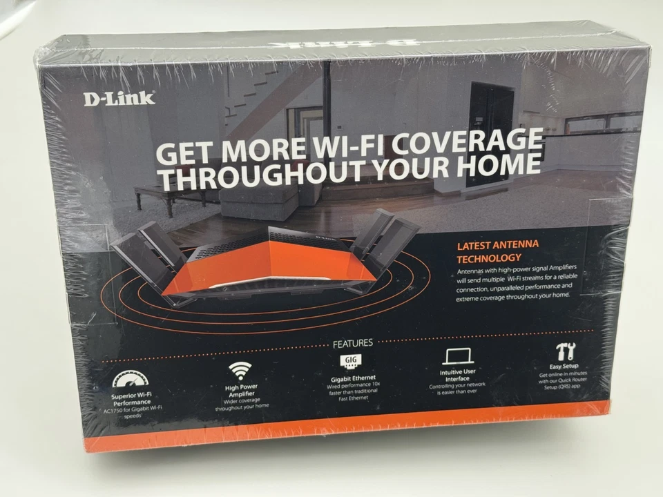 D-Link DIR-869 EXO AC1750 Dual Band Gigabit Wi-Fi Router Factory Sealed - Image 3 of 4