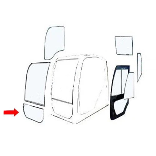 Front Lower Windshield Glass for Kobelco New Holland Case Excavator - product listing photo
