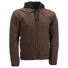 Highway 21 Gearhead Motorcycle Jacket, Brown. SM, L, 2X, etc. Armored 2-in-1