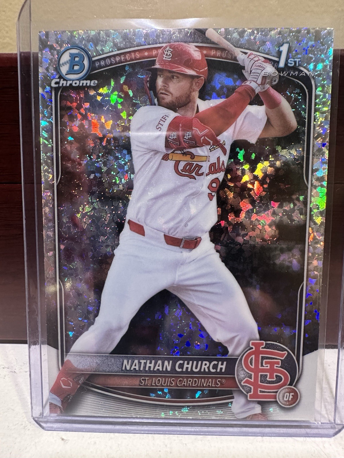 2025 Bowman Chrome Nathan Church Mini Diamonds Refractor 1st #BCP-192