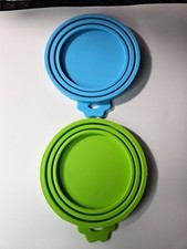 2 Pack Pet Food Can Covers Universal Can Lids Safe/Silicone Dogs Cats and more