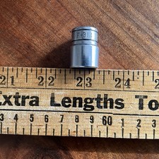 Snap-on Tools 38 Drive 716 8pt Point Sae Chrome Double Square Socket F314