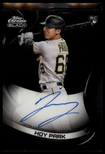 2022 Topps Chrome Black #CBA-HP Hoy Park Autographs