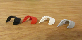 Lego Yellow Castle Knight Visor w/Grille & Feather x 4 Rare 375 6075