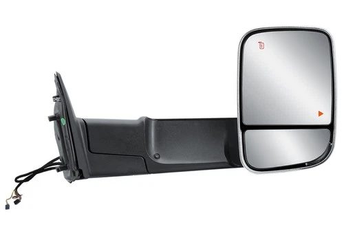 Passenger Right Side Towing Mirror Power BLIS Chrome for 19-25 RAM 2500 3500