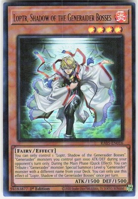 Loptr, Shadow of the Generaider Bosses Ultra Rare RA05-EN016 Yugioh