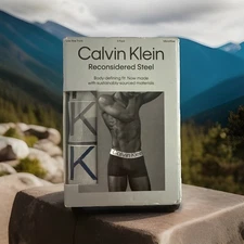 Calvin Klein NB3074 Steel Microfiber Low Rise Trunk - 3 Pack - Size S